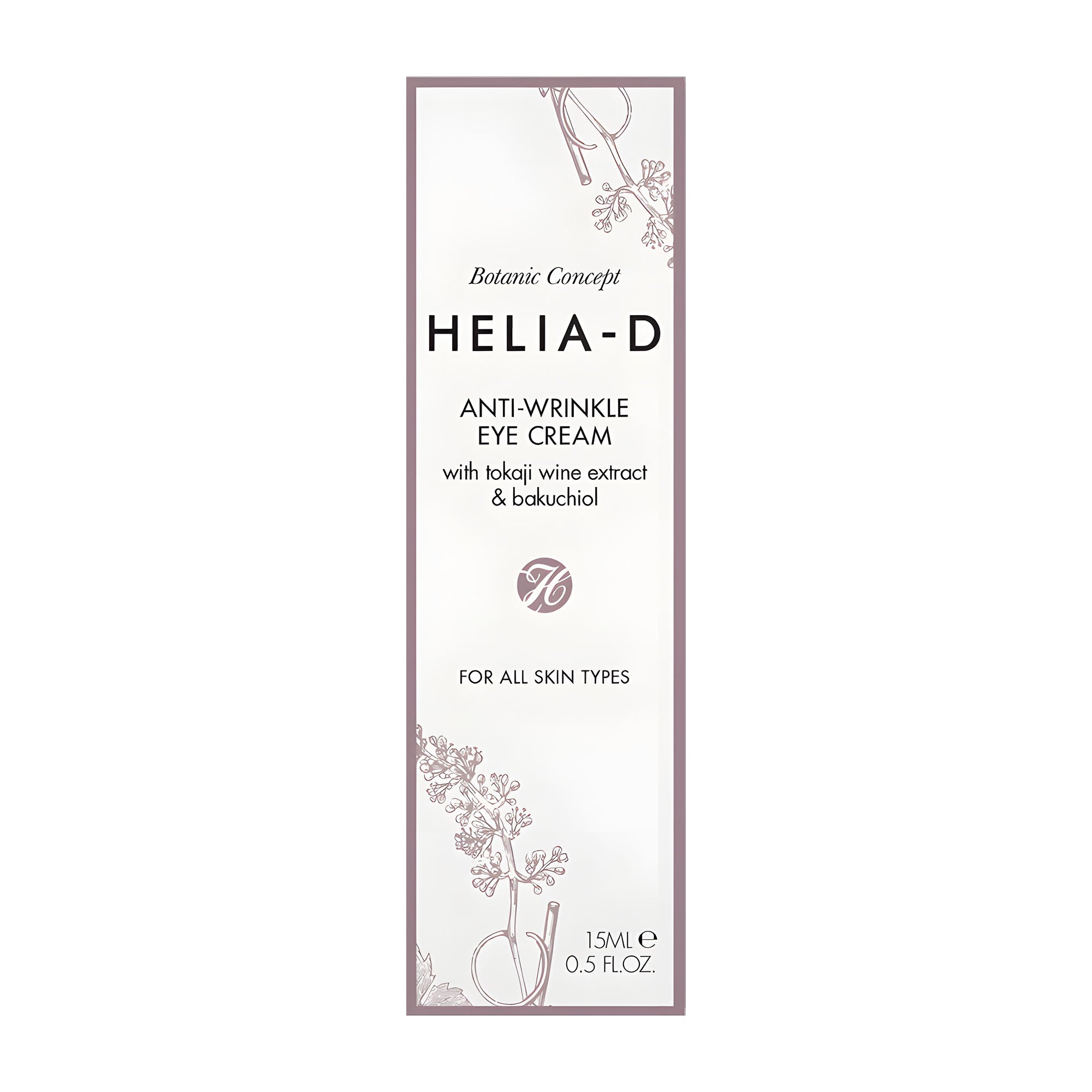 HELIAD anti-wrinkle eye cream packaging on a white background