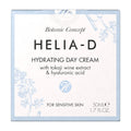 HELIA-D hydrating day cream packaging with botanical design