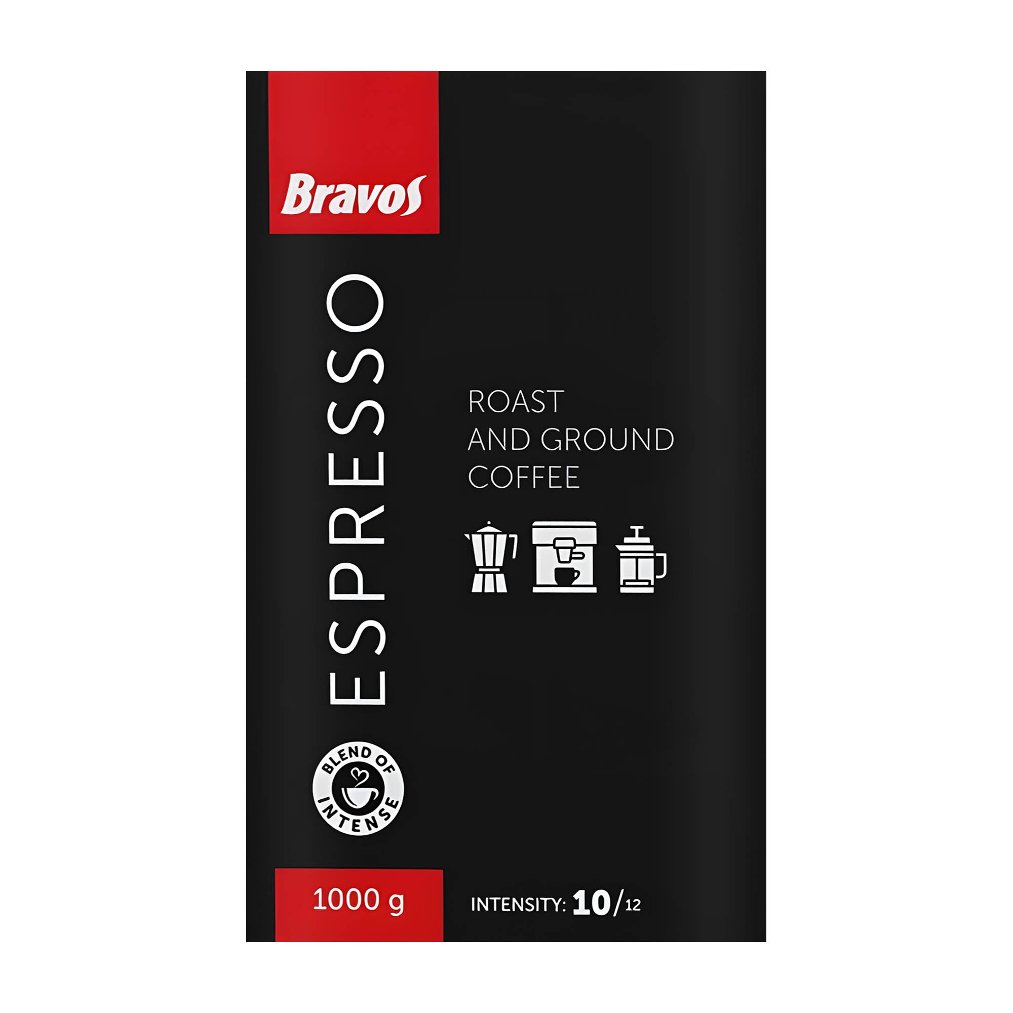 Bravos Espresso Café moulu, 1000 g