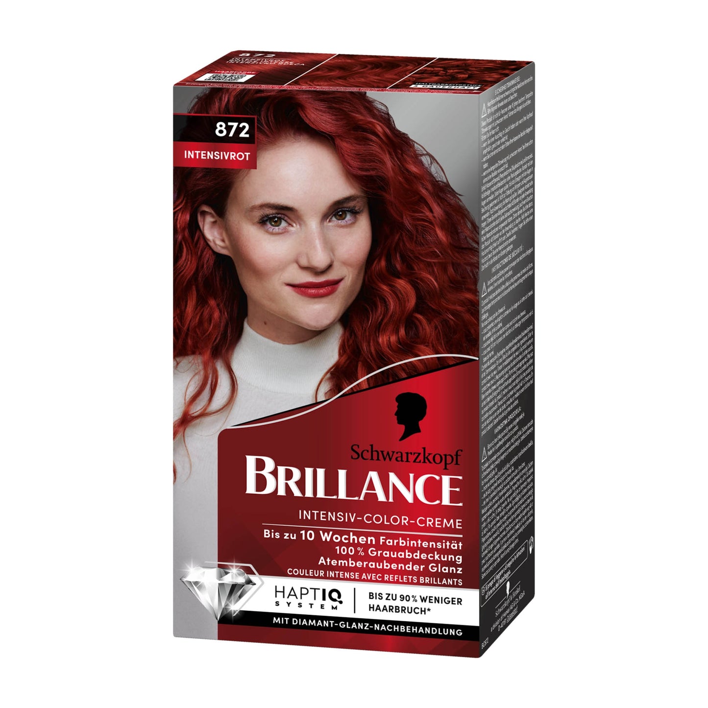 Schwarzkopf Brillance 872 Intensivrot Haarfarbe