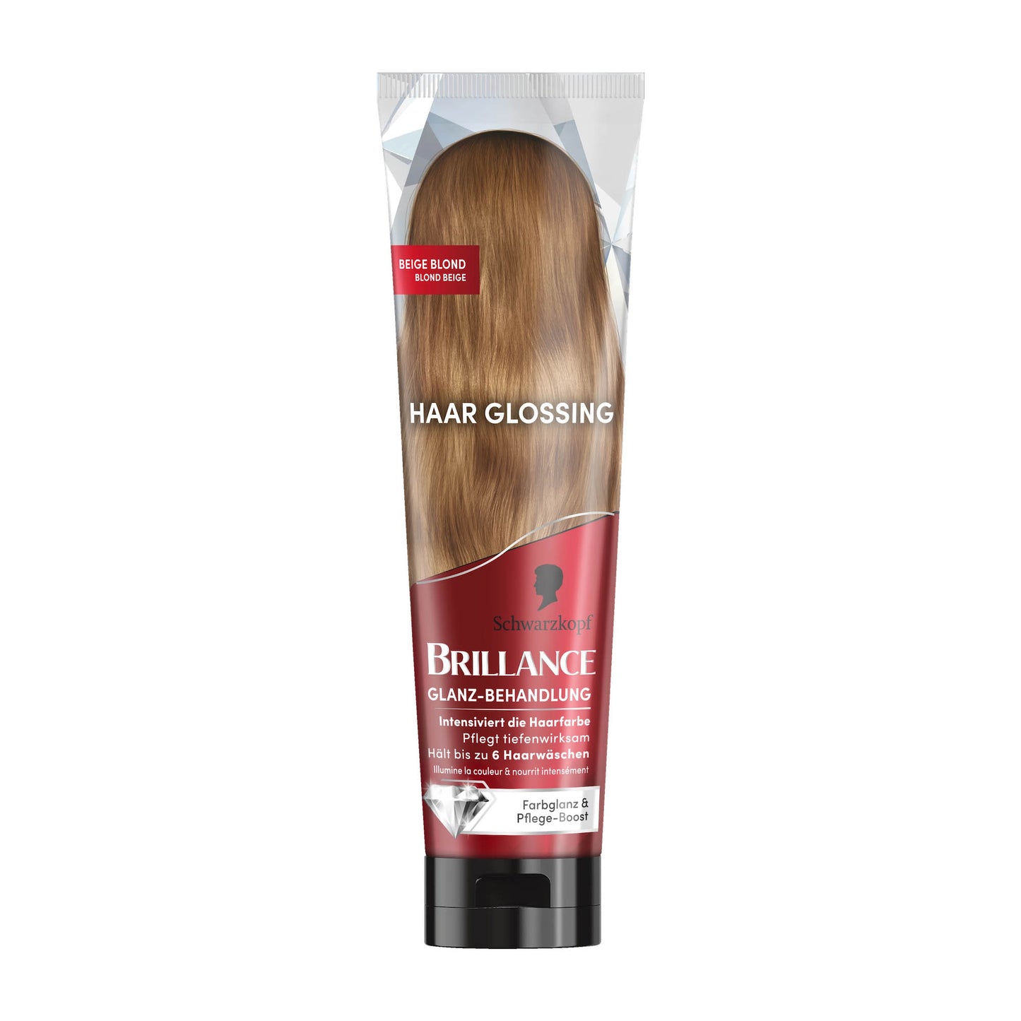 Schwarzkopf Brillance Hair Glossing Beige Blonde color shine treatment, 150 mL