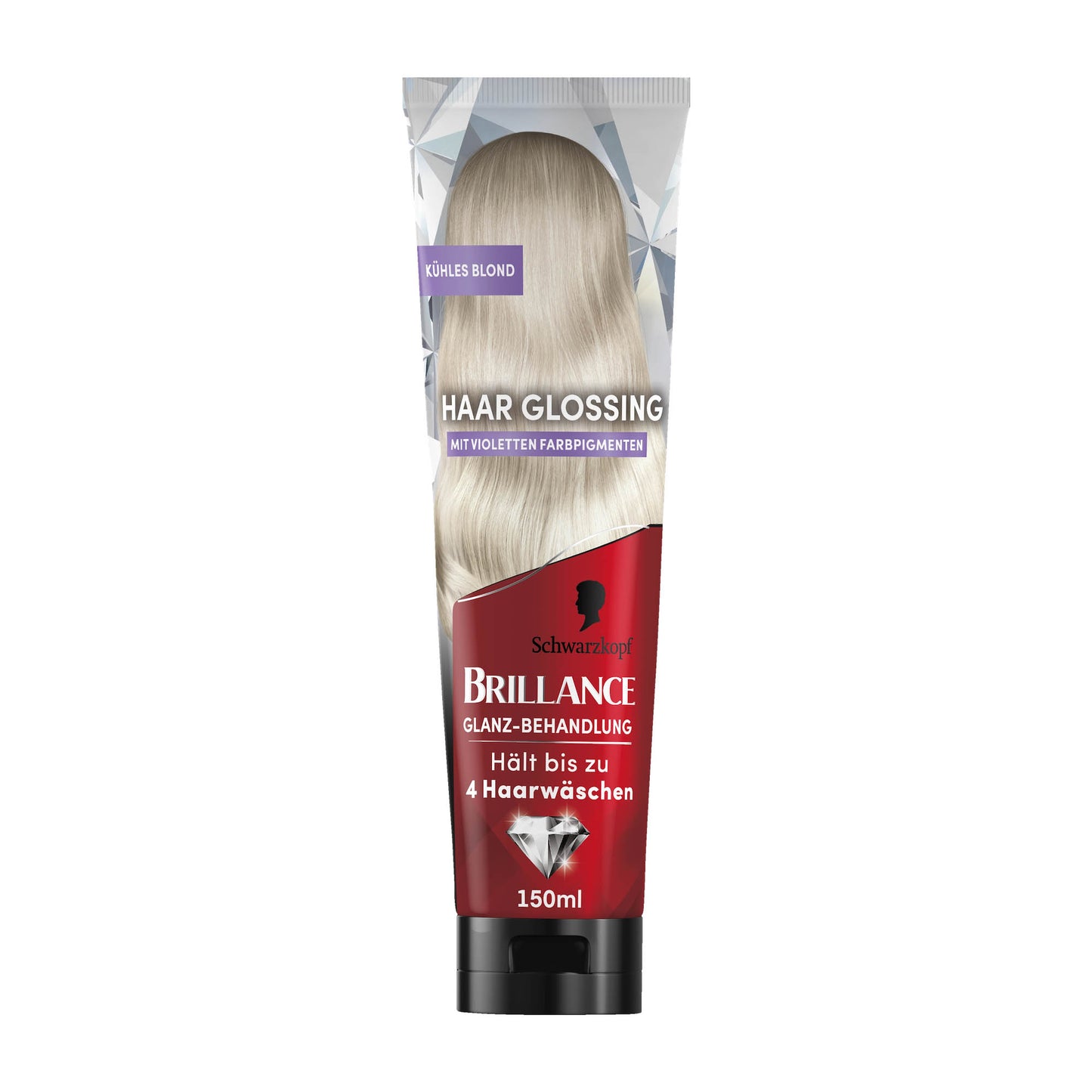 Schwarzkopf Brillance Hair Glossing Cool Blonde color shine treatment, 150 mL