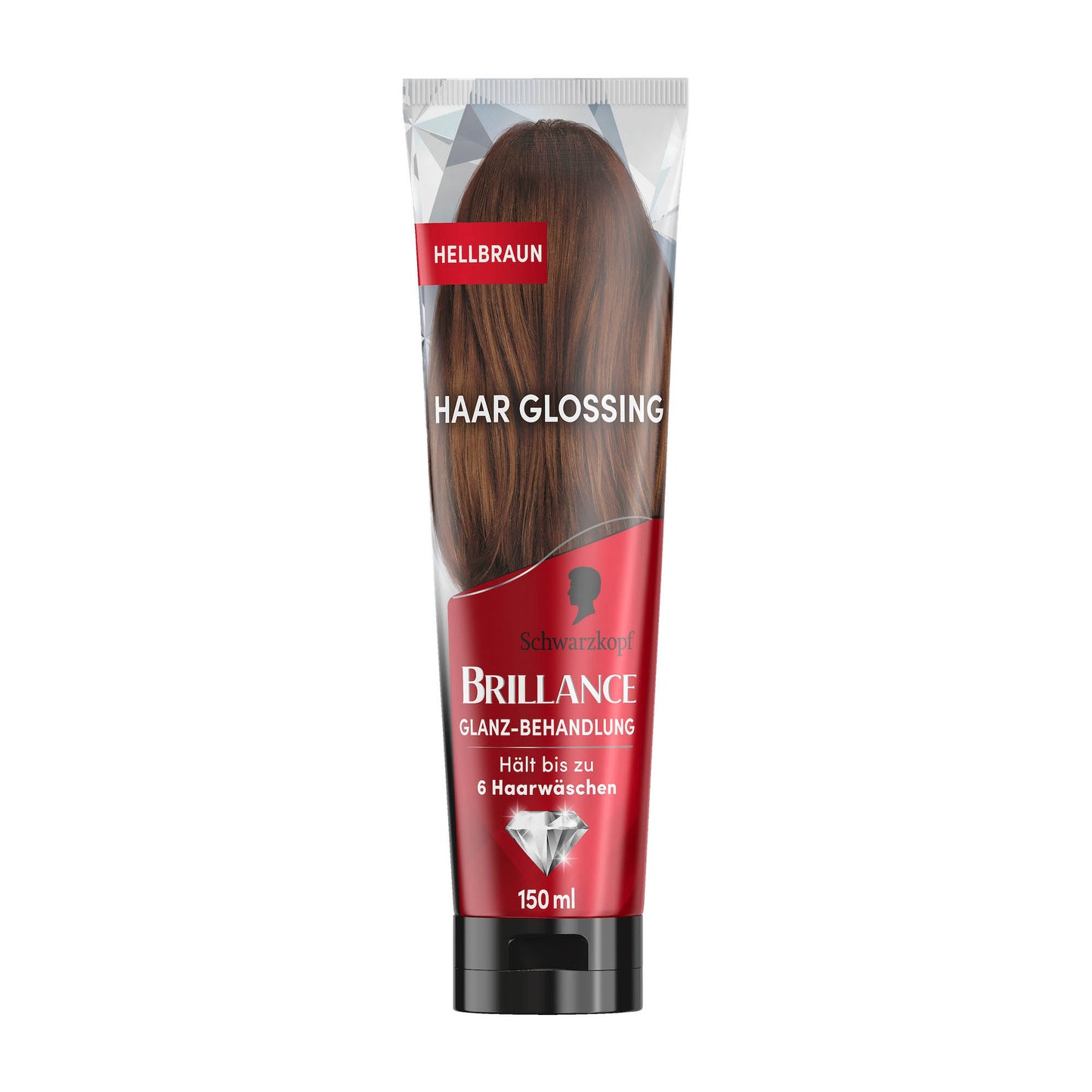 Schwarzkopf Brillance Hair Glossing Light Brown color shine treatment, 150 mL