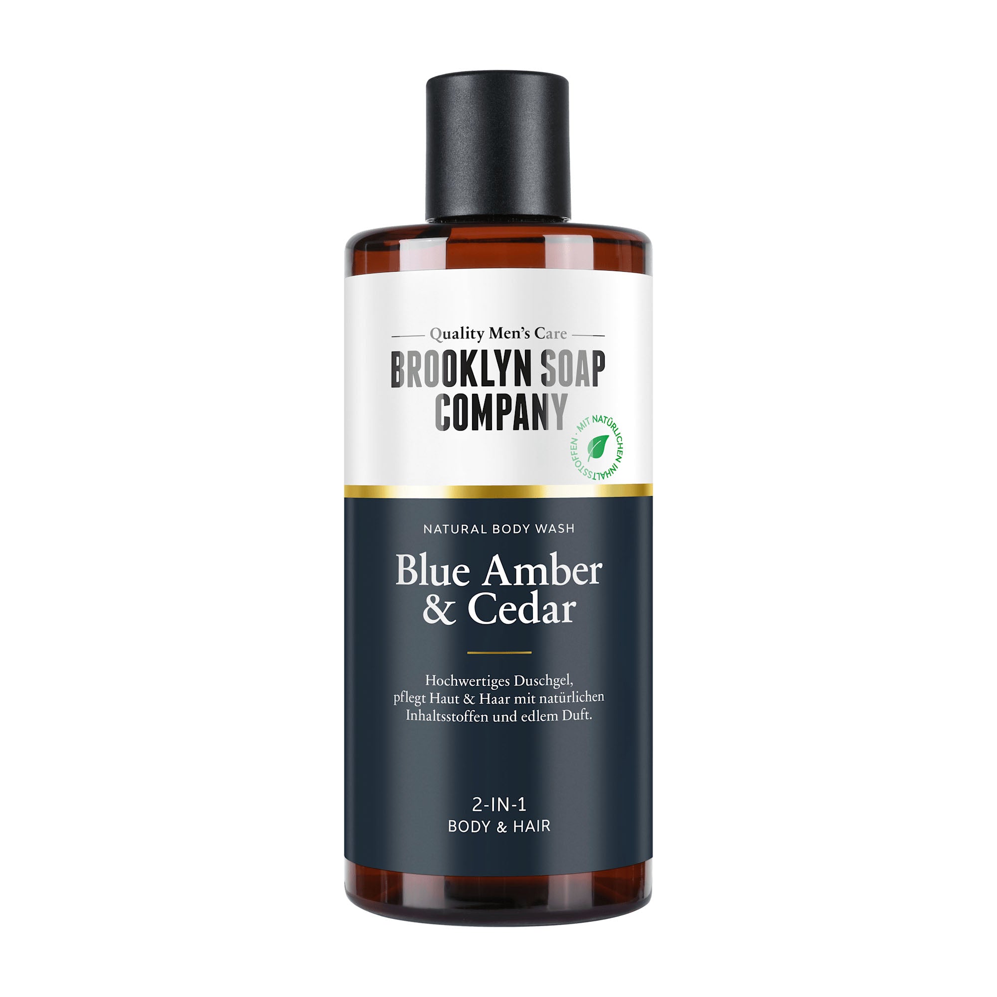 Brooklyn Soap Company Blue Amber and Cedar body wash, 300 mL