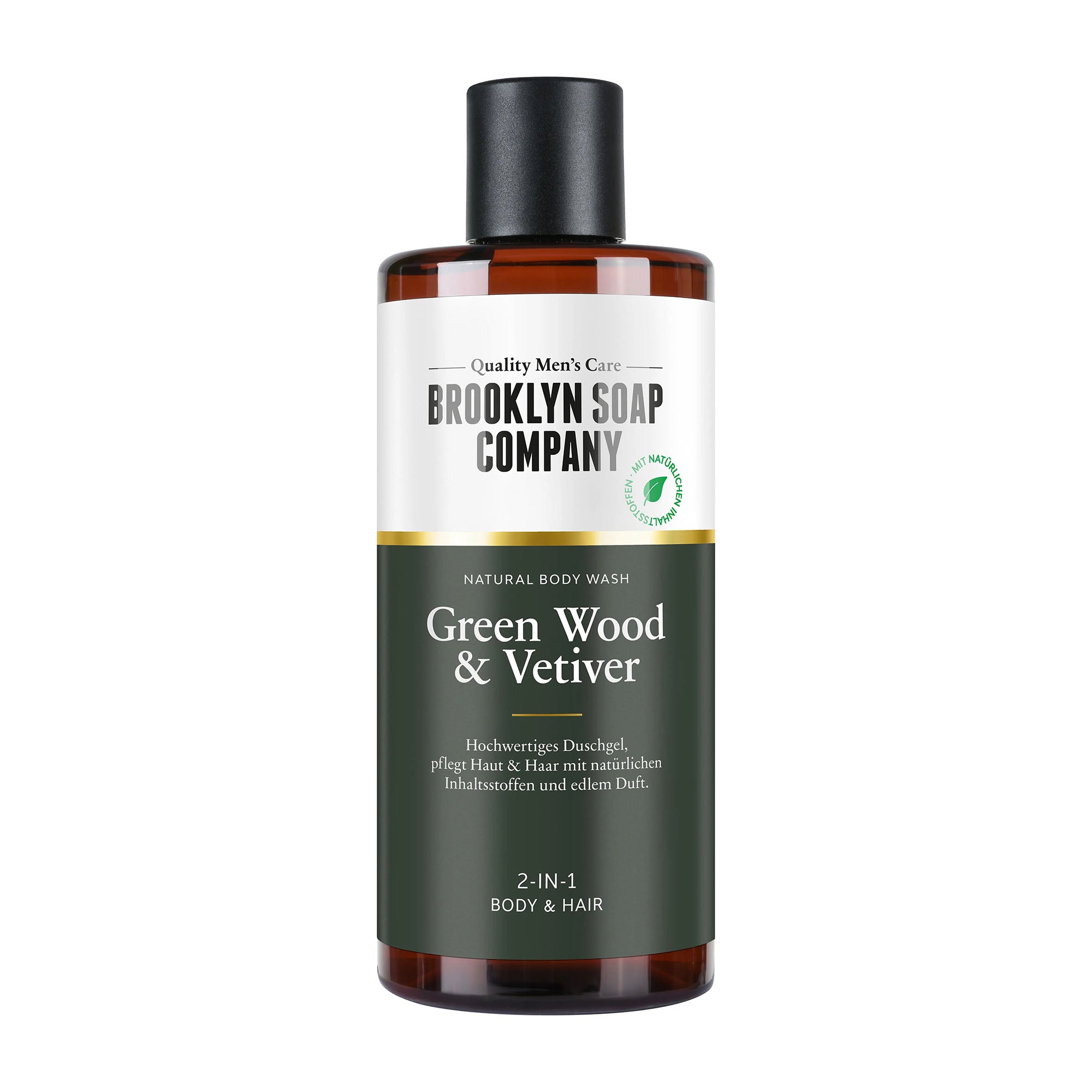 Brooklyn Soap Company Green Wood and Vetiver body wash, 300 mL