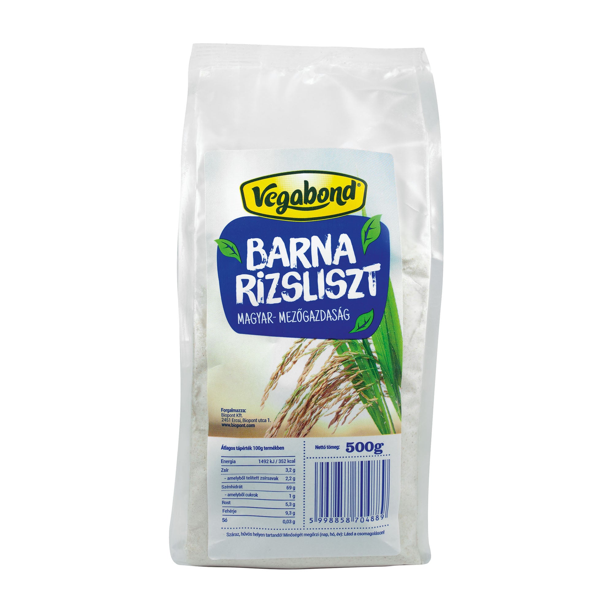 Vegabond Farine de riz brun, 500 g