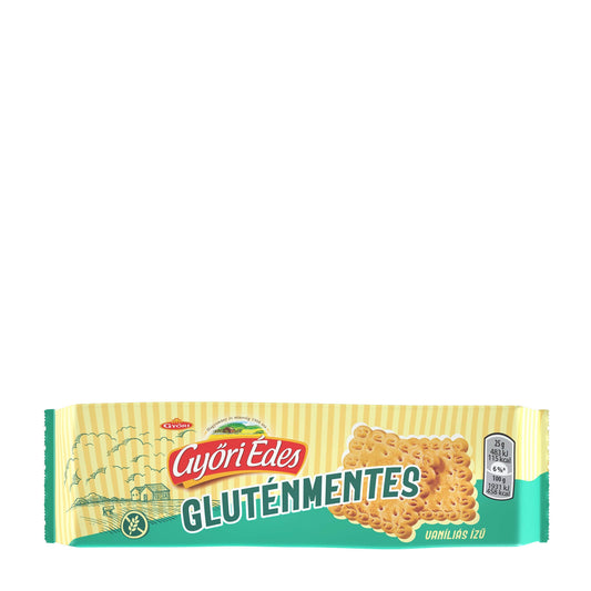 Gyori Edes Gluten-free Vanilla Butter Biscuits, 75 g