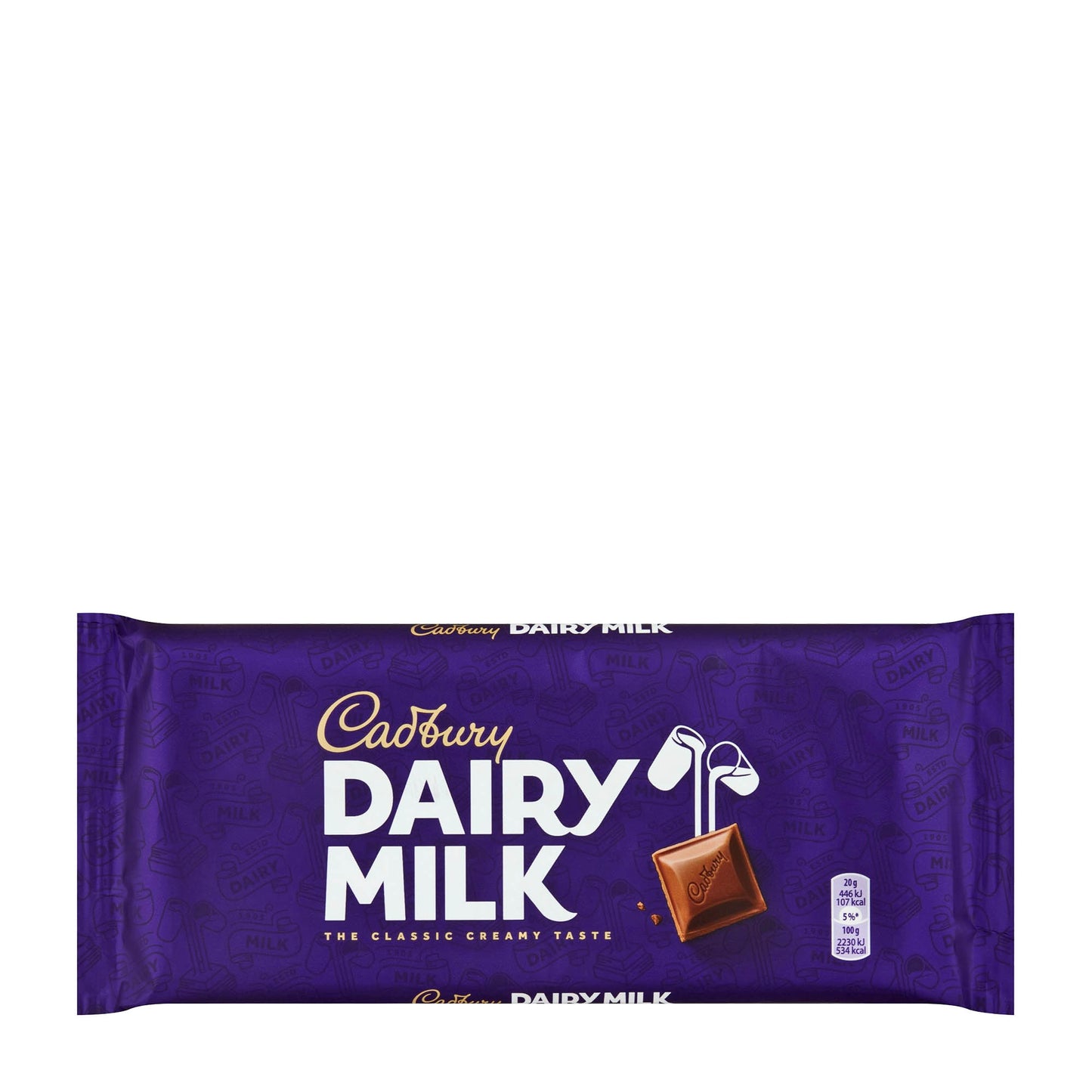 Cadbury Dairy Milk Milchschokolade Tafel, 180 g