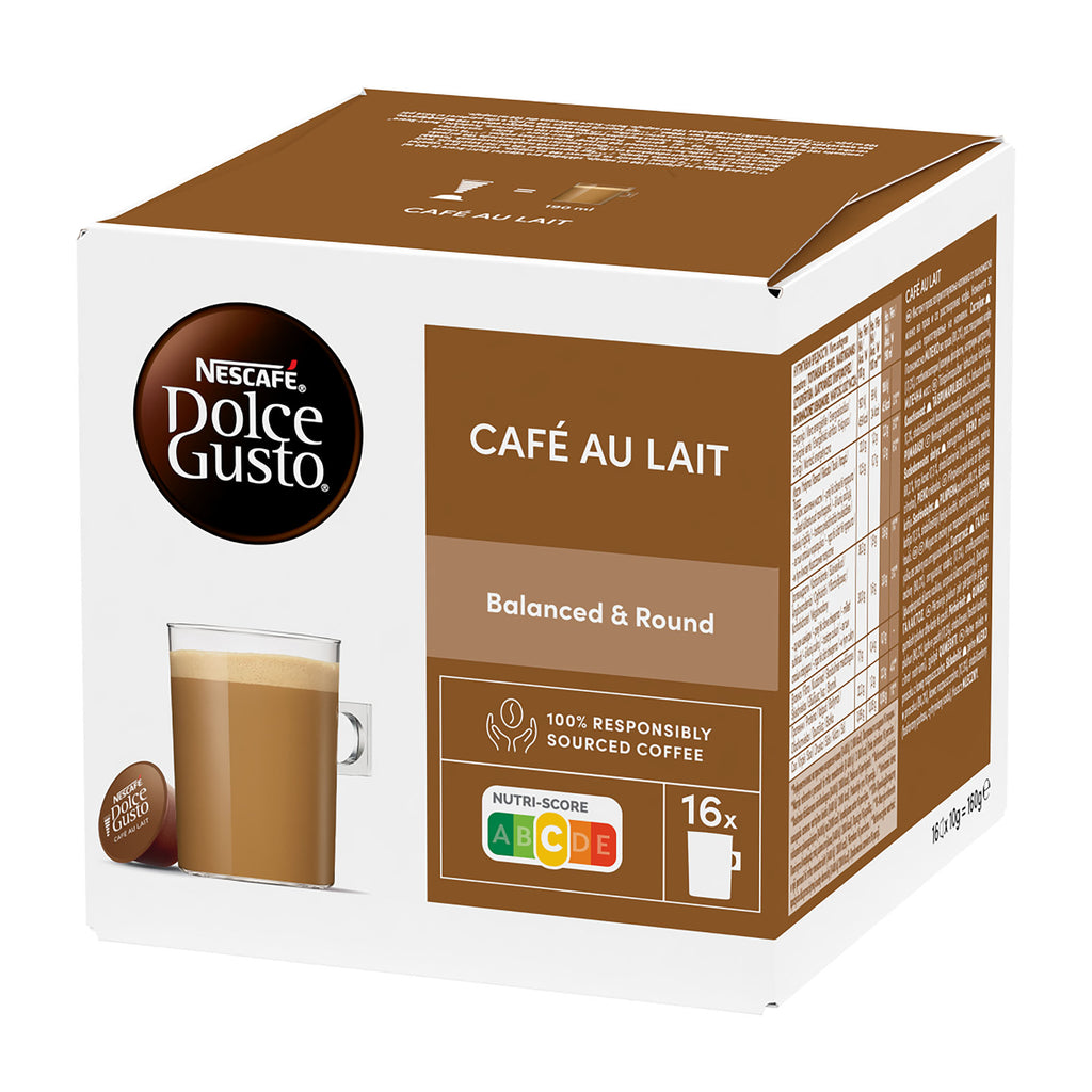 Nescafe Dolce Gusto Cafe au Lait Kaffeekapseln, 16 Tassen
