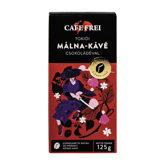 Cafe Frei Tokyo raspberry & chocolate coffee beans, 125 g