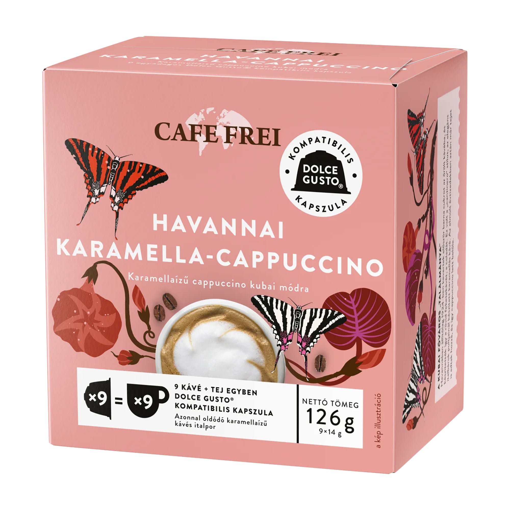 Café Frei Capsules de café Havanna caramel - cappuccino, 9 unités