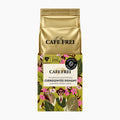 A 200g pack of Cafe Frei Nicaragua Cherry & Tobacco ground coffee on a light gray backround.
