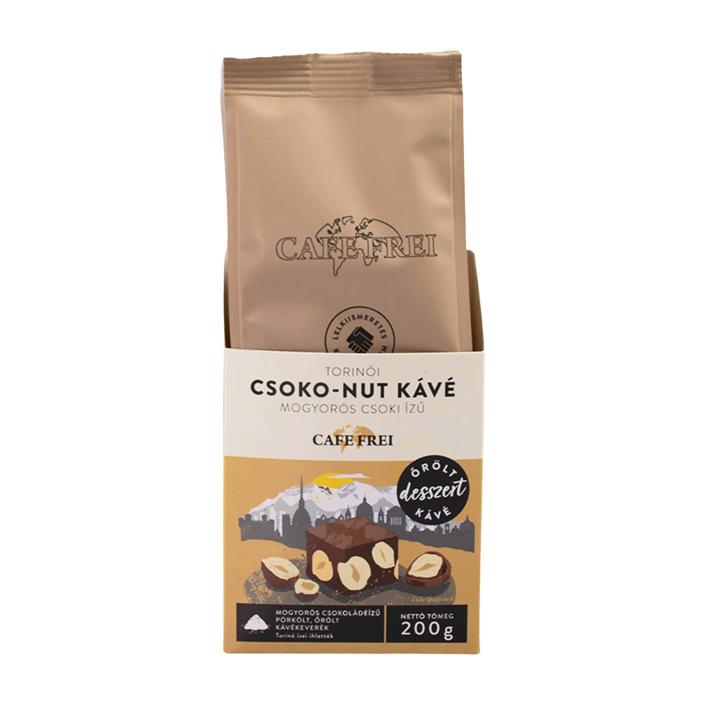 Cafe Frei Torino choco-nut ground coffee, 200 g