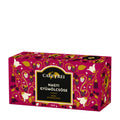 Cafe Frei Granny's Orchard fruit tea packaging on a white background.