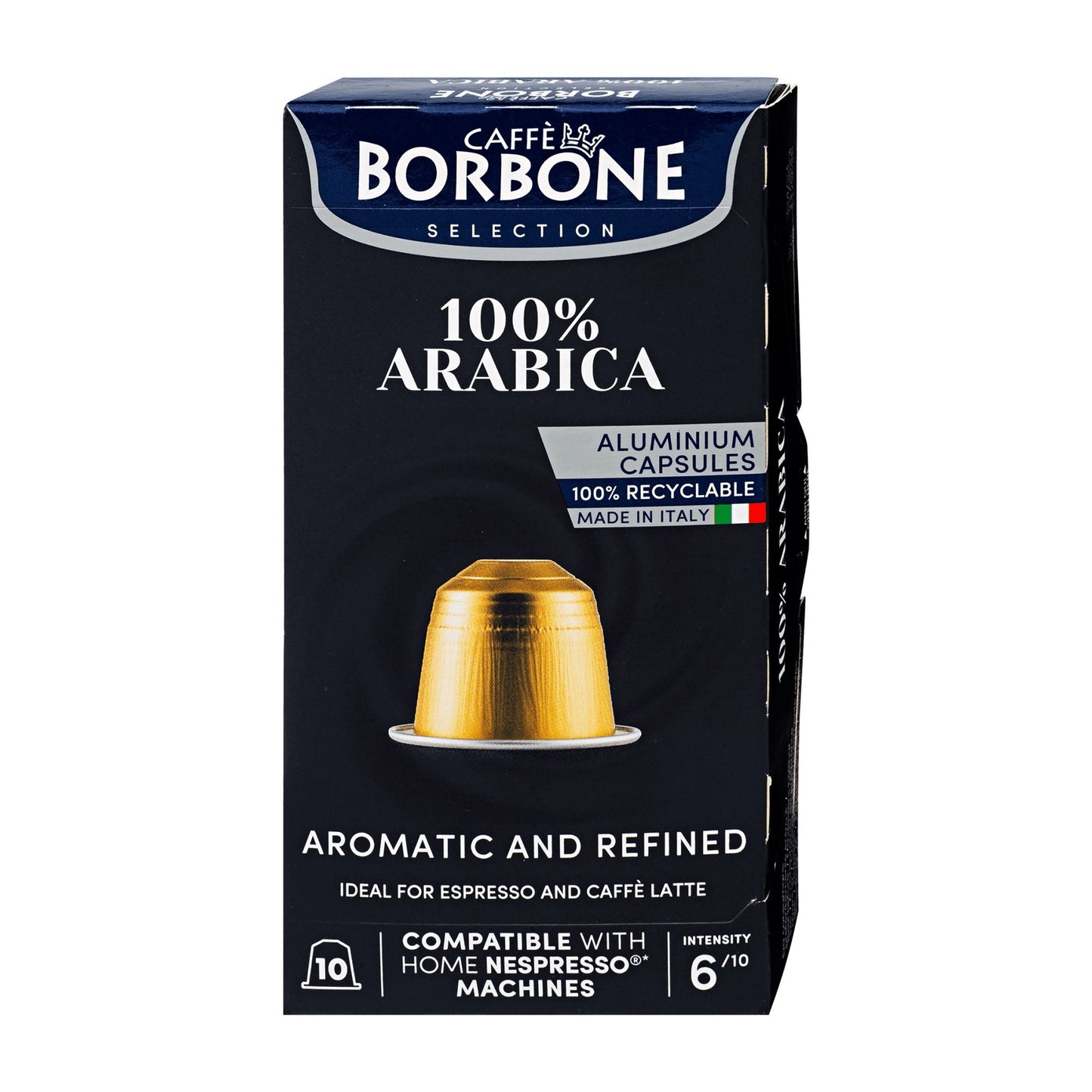 Caffe Borbone 100% Arabica nespresso coffee capsules, 10 Count