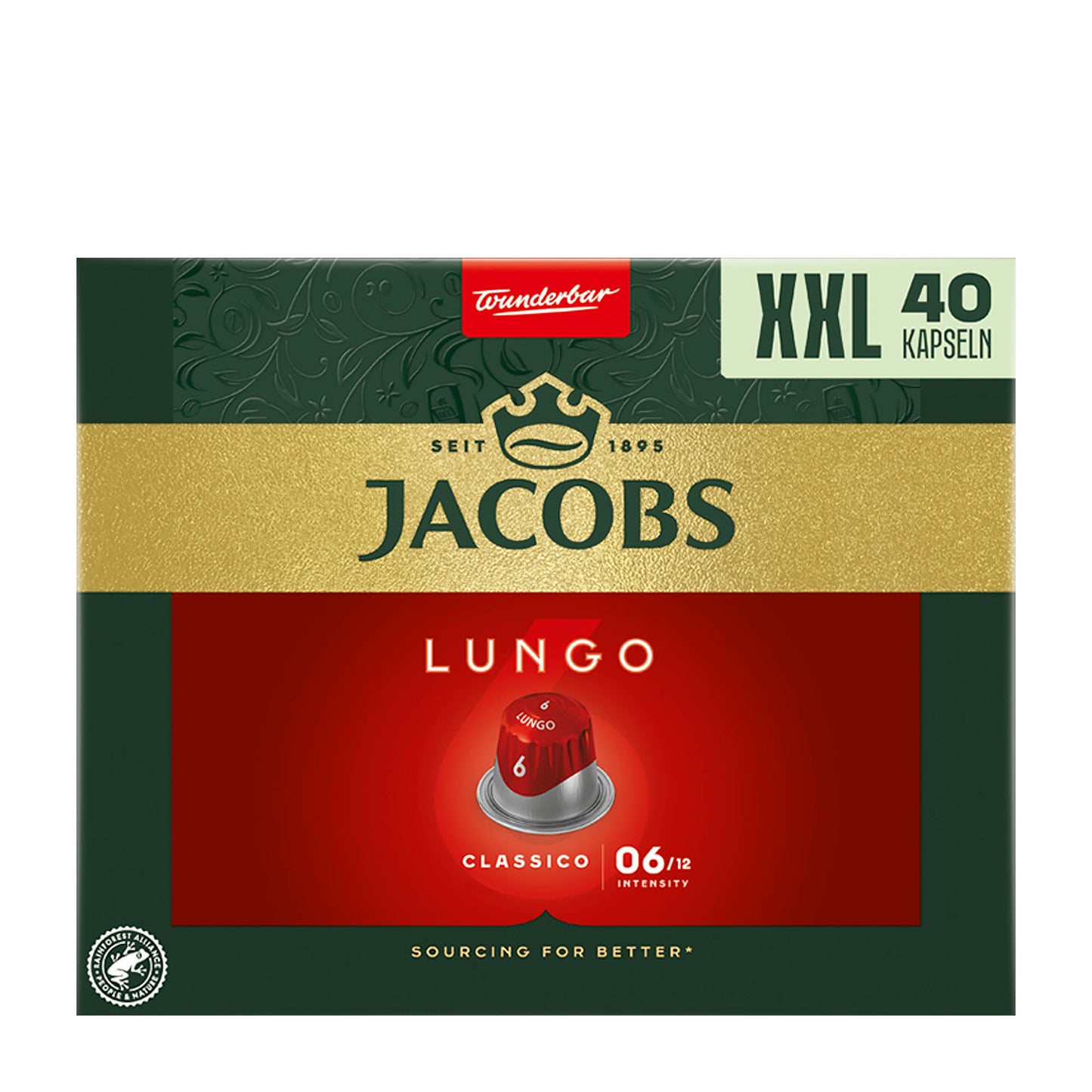 Jacobs Lungo Classico Nespresso-Kaffeekapseln