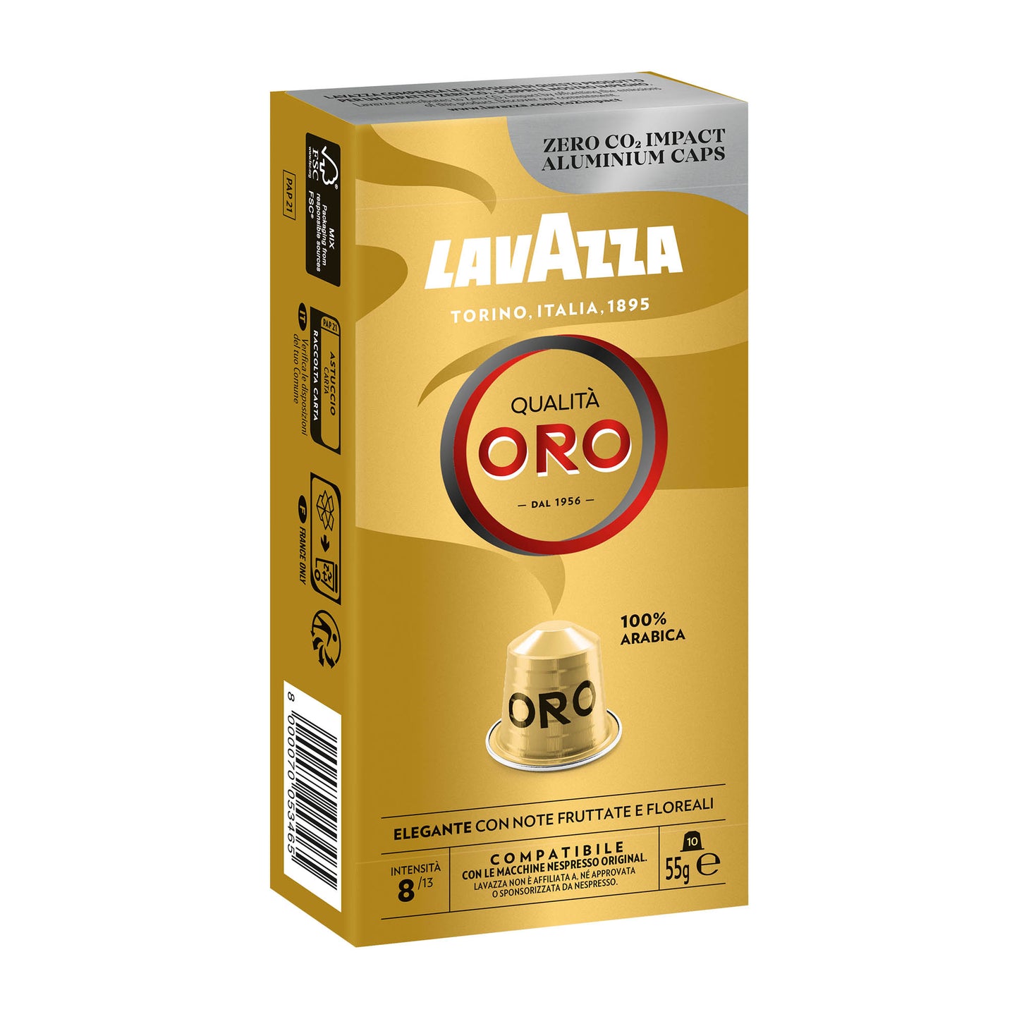 Lavazza Qualita Oro Nespresso-Kaffeekapseln, 10 Stück