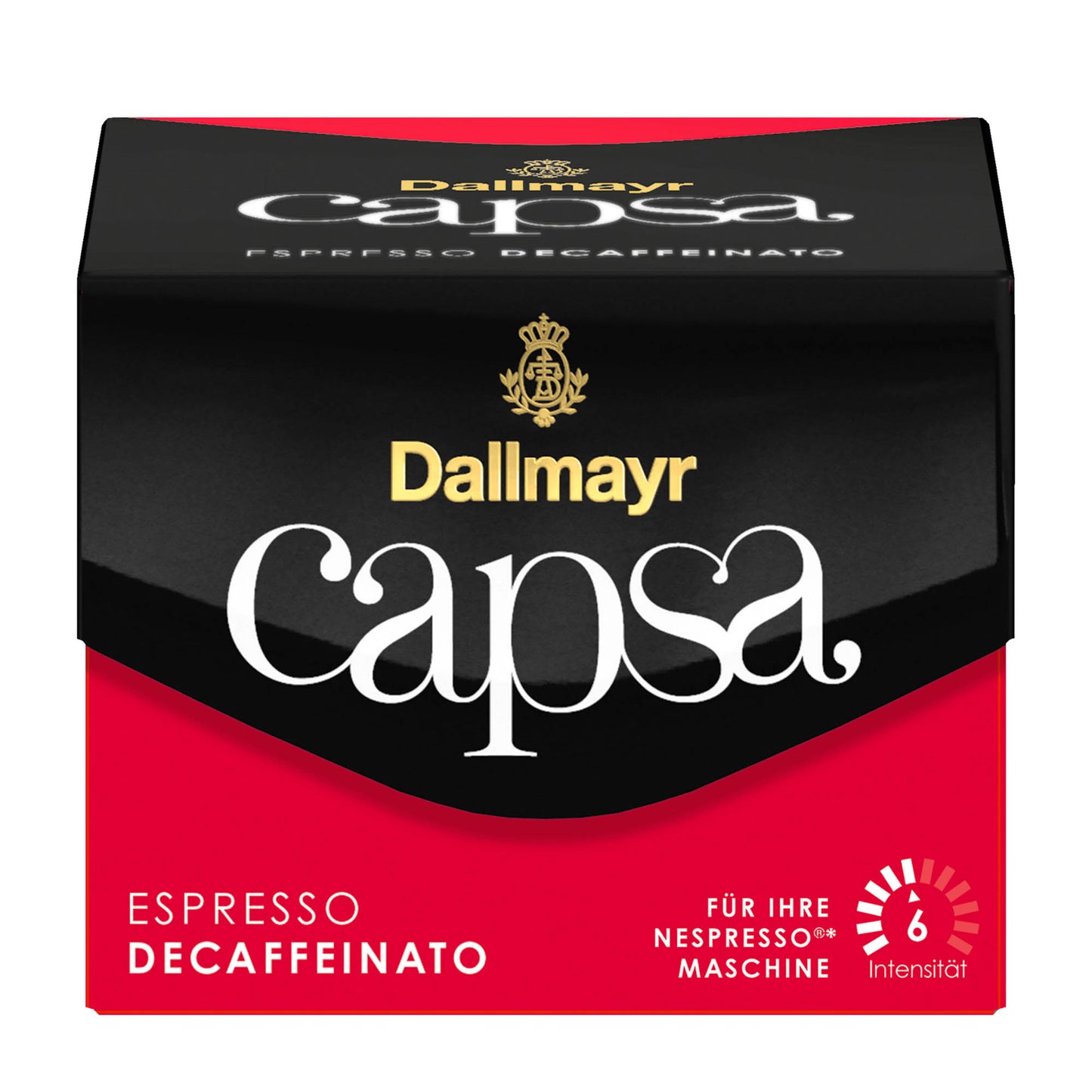 Dallmayr Capsa Espresso Decaffeinato Nespresso Kaffeekapseln, 10 Stück