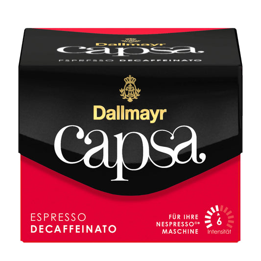 Dallmayr Capsa espresso decaffeinato nespresso coffee capsules, 10 Count