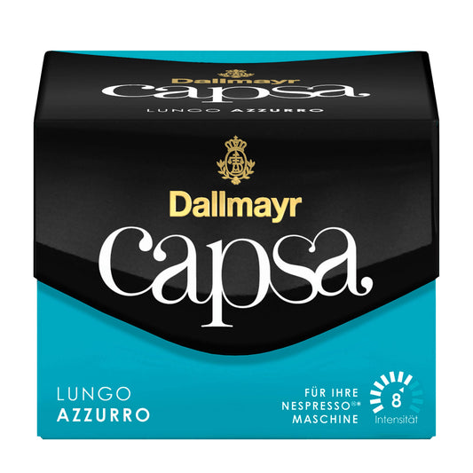 Dallmayr Capsa lungo azzurro nespresso coffee capsules, 10 Count