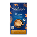 Movenpick Crema Lungo coffee capsules packaging on a white background