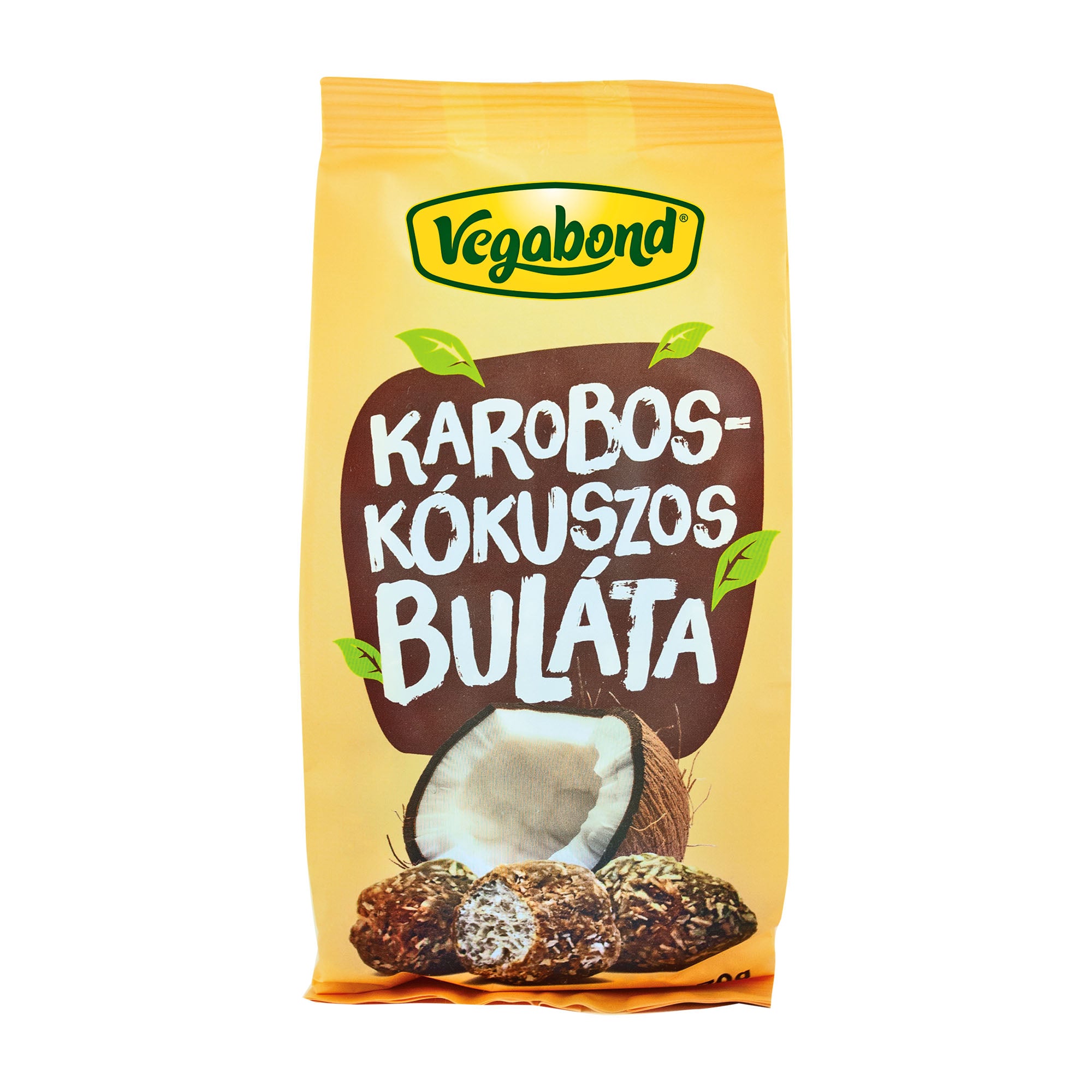 Vegabond Bouffées de collation caroube-noix de coco, 70 g