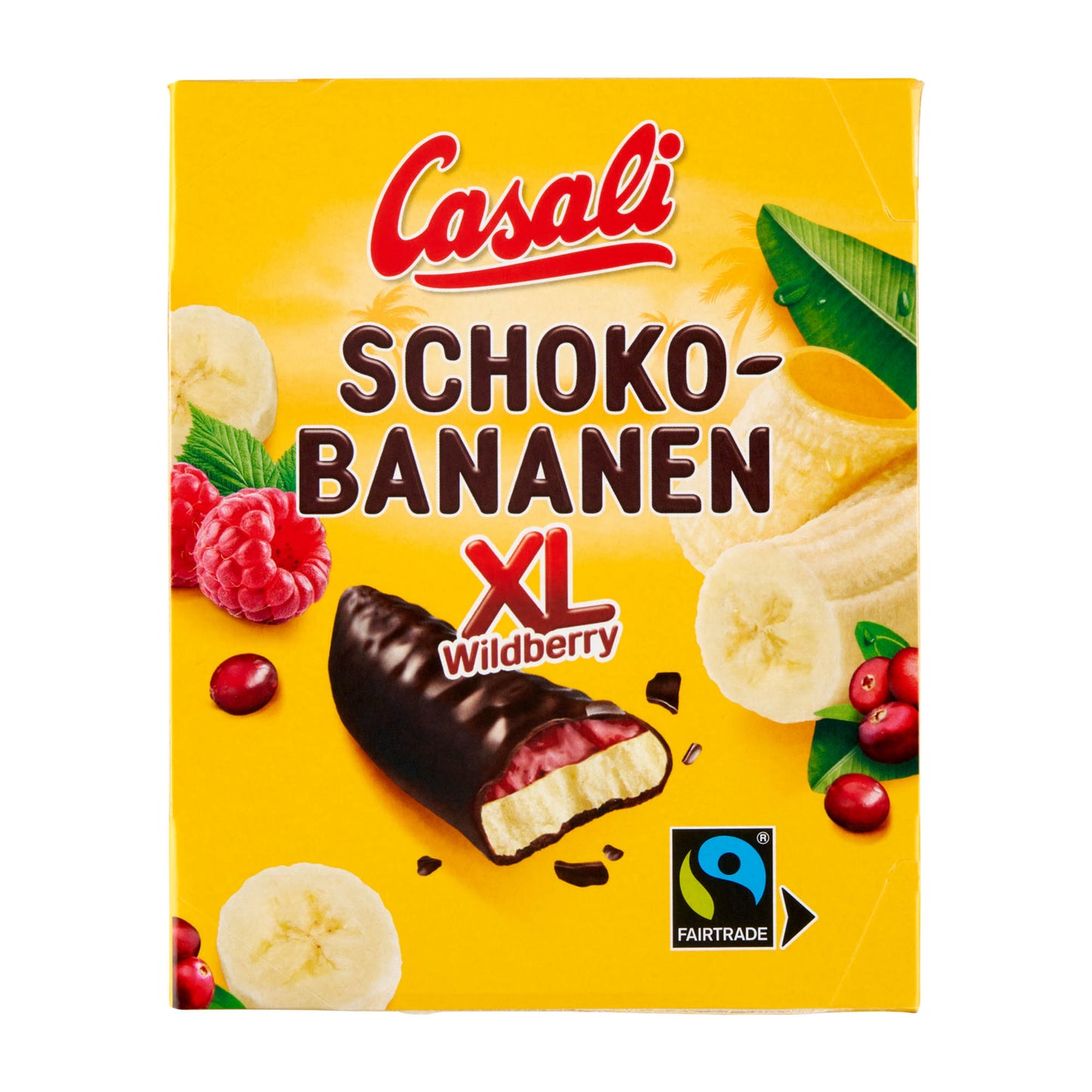 Casali Schoko-Bananen XL Waldbeer-Schaumzucker, 140 g