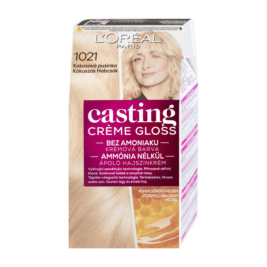 Loreal Paris Casting Creme Gloss 1021 Coconut Marshmallow Pflegefarbe