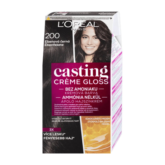 Loreal Paris Casting Creme Gloss 200 Ebony Black conditioning color