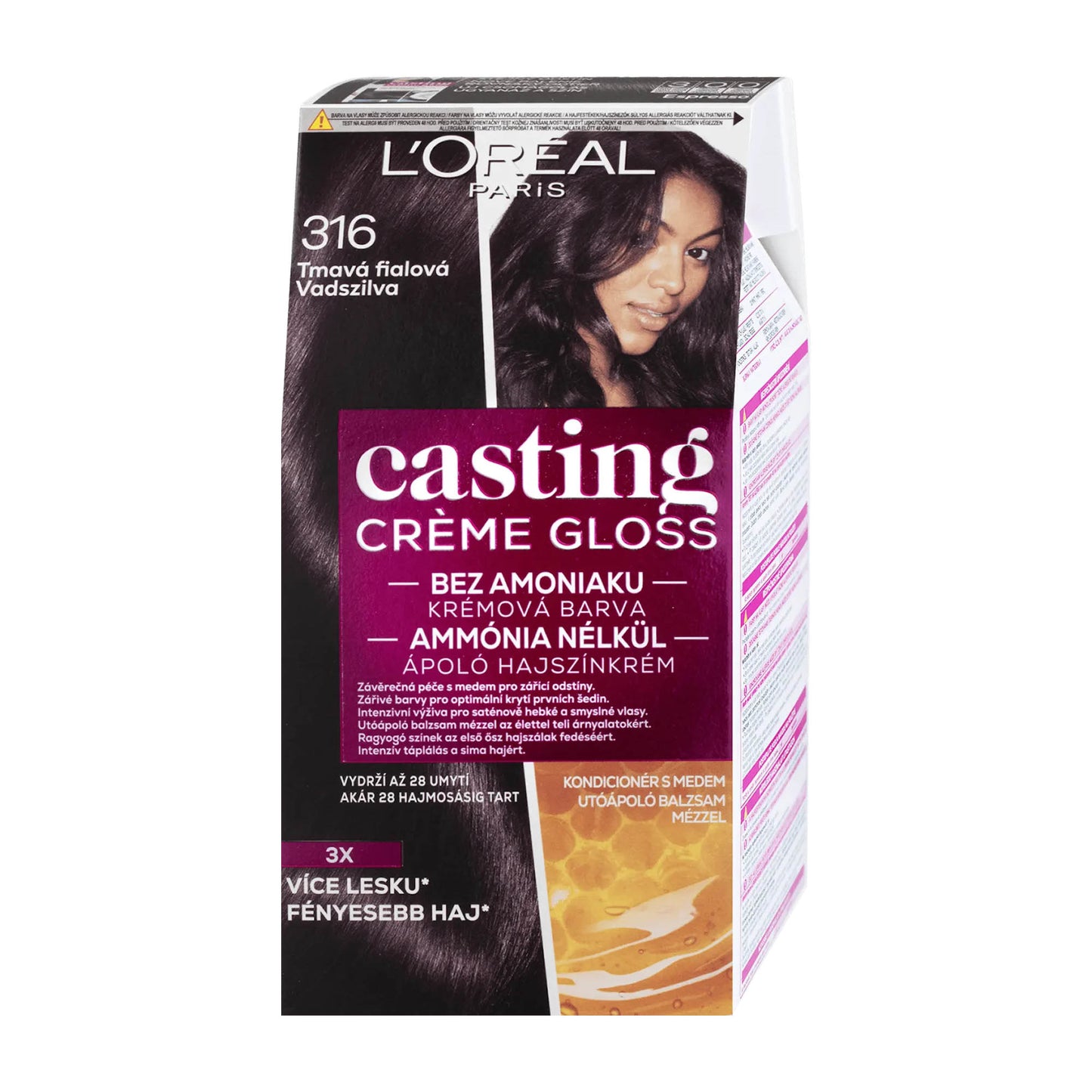 Loreal Paris Casting Creme Gloss 316 Plum Pflegefarbe