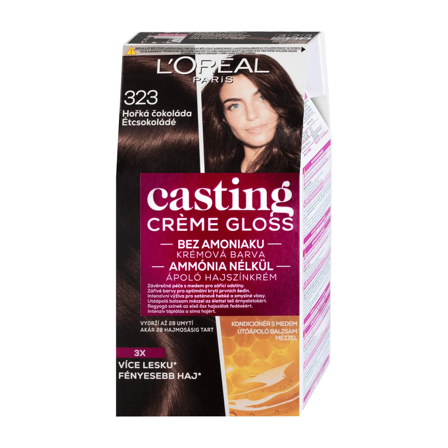 Loreal Paris Casting Creme Gloss 323 Dark Chocolate conditioning color