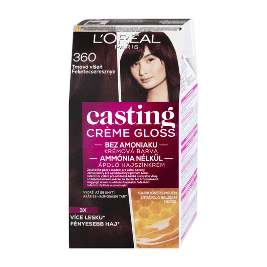 Loreal Paris Casting Creme Gloss 360 Black Cherry Pflegefarbe