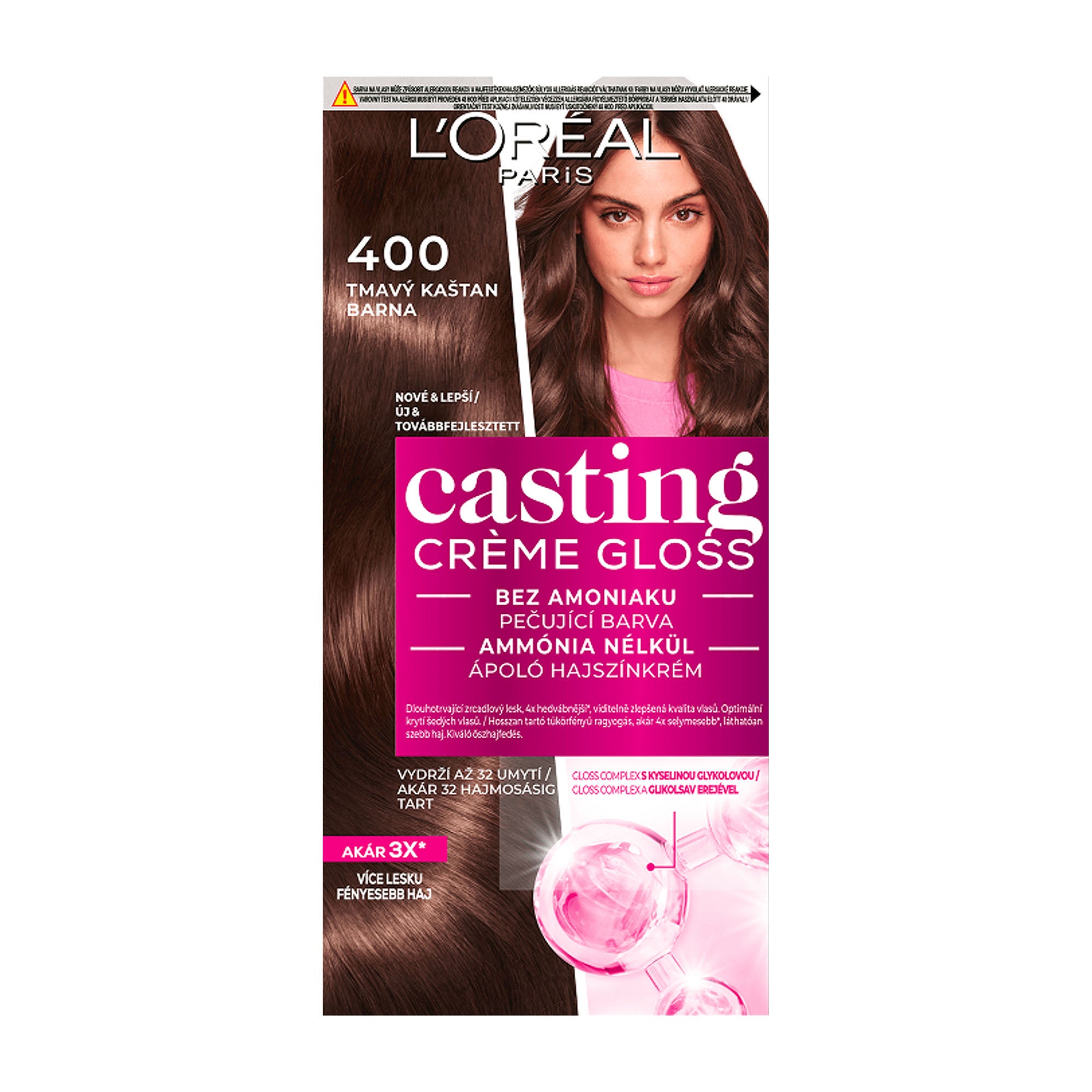 Loreal Paris Casting Creme Gloss 400 Brown conditioning color