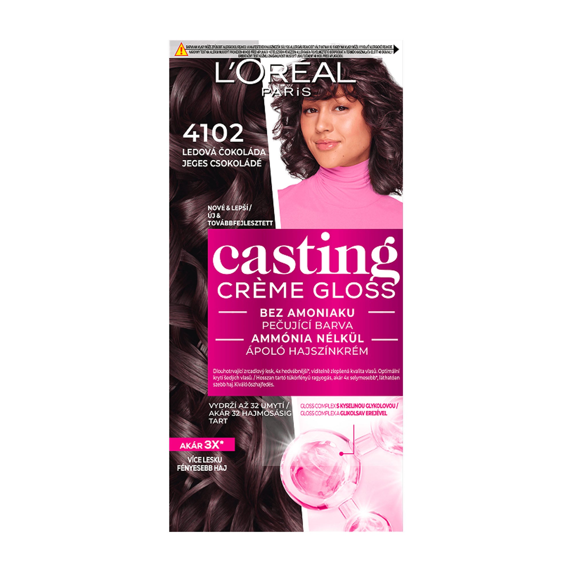 Loreal Paris Casting Creme Gloss 4102 Cool Chestnut conditioning color