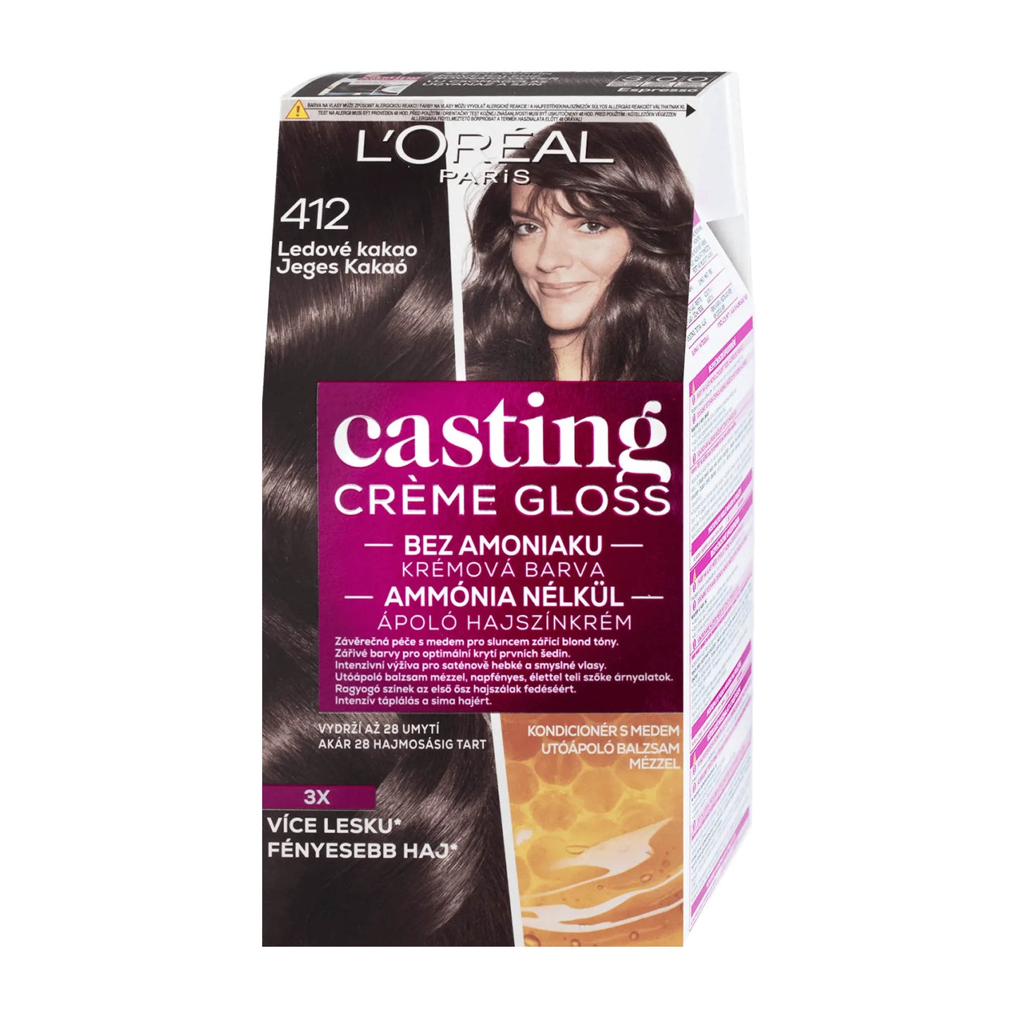 Loreal Paris Casting Creme Gloss 412 Iced Cocoa conditioning color