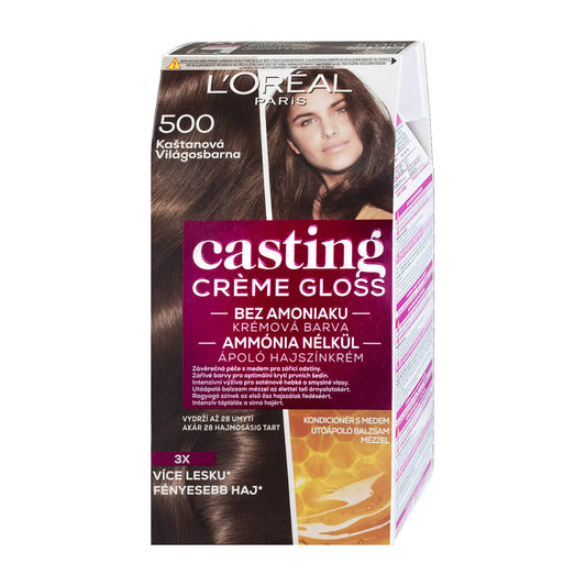 Loreal Paris Casting Creme Gloss 500 Light Brown conditioning color