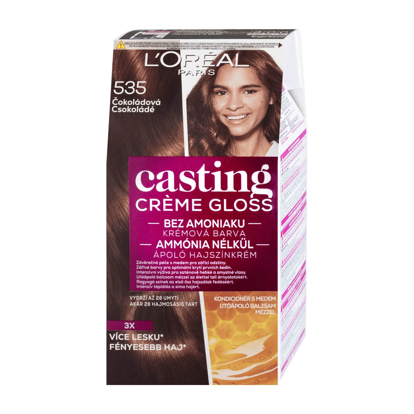 Loreal Paris Casting Creme Gloss 535 Chocolate Pflegefarbe