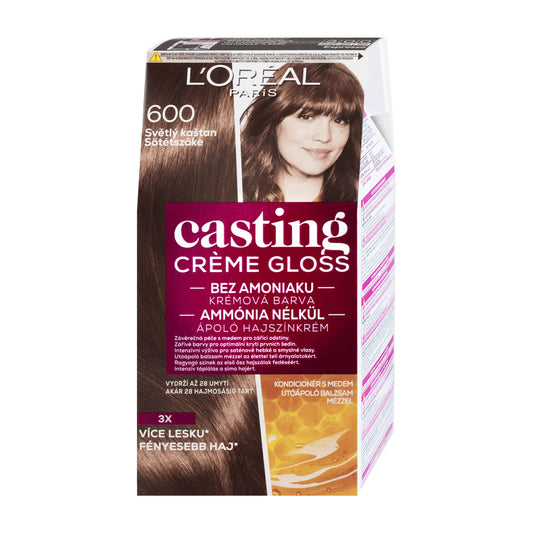 Loreal Paris Casting Creme Gloss 600 Light Brown conditioning color