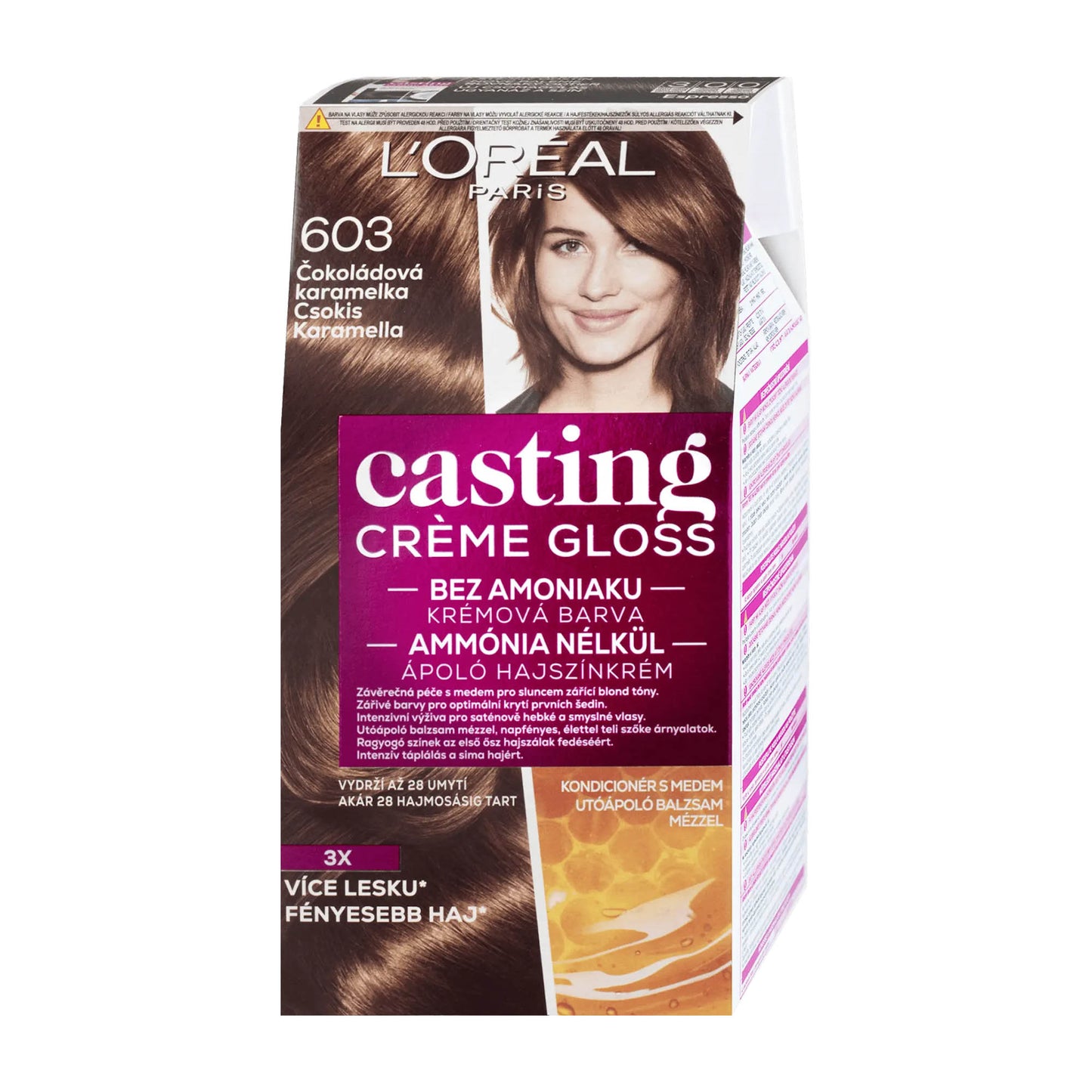 Loreal Paris Casting Creme Gloss 603 Chocolate Caramel conditioning color