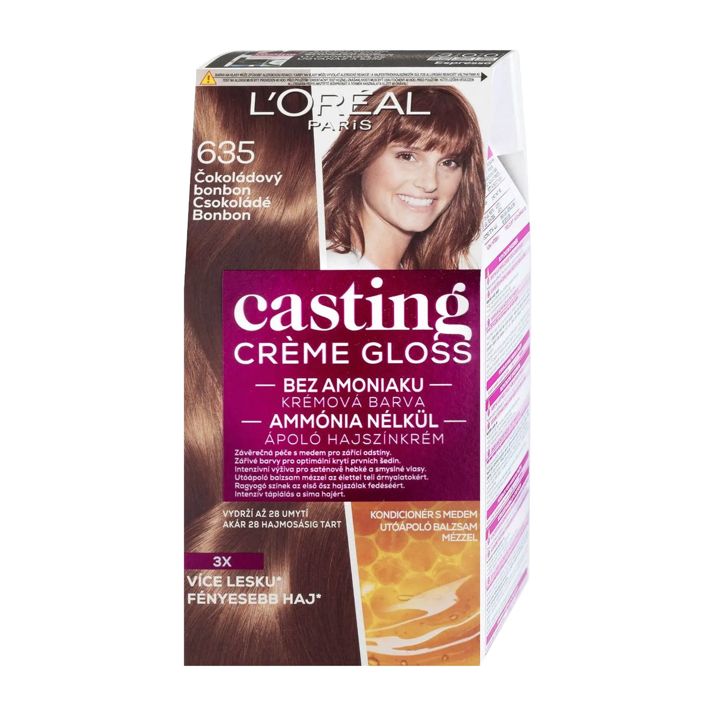 Loreal Paris Casting Creme Gloss 635 Chocolate Bonbon conditioning color