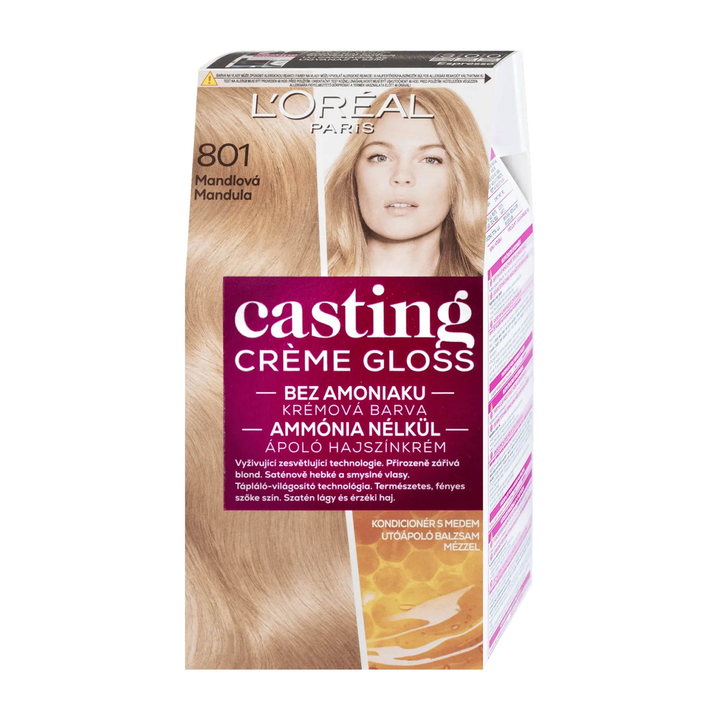 Loreal Paris Casting Creme Gloss 801 Almond conditioning color