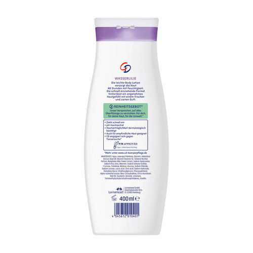 CD Bodylotion Wasserlilie für normale bis trockene Haut, 400 ml