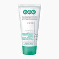 A white squeeze tube of c.d.6+ Antiperspirant Cream on a light gray background.
