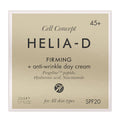 HELIA-D firming and anti-wrinkle day cream packaging on a beige background