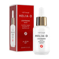 Packaging and bottle of HELIA-D Cell Concept lightening serum, with product information displayed.