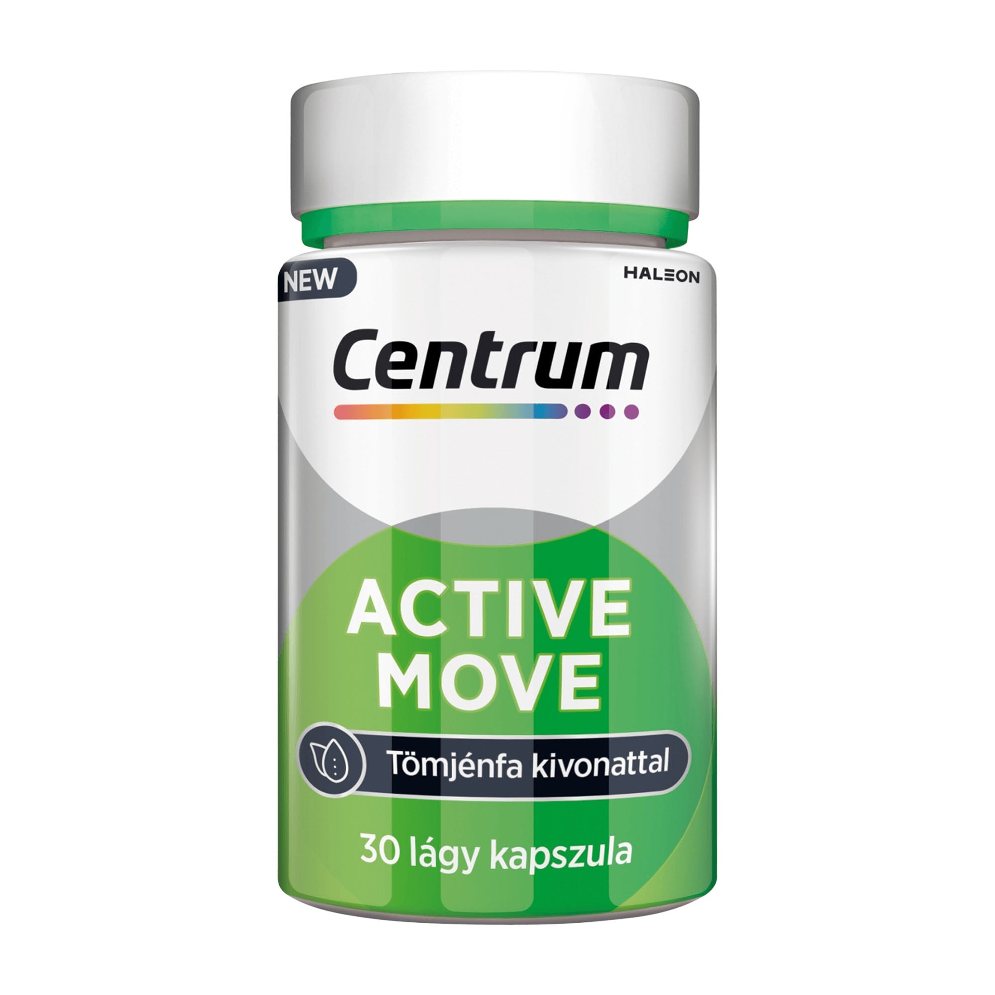 Centrum Active Move soft capsules box on a white background.
