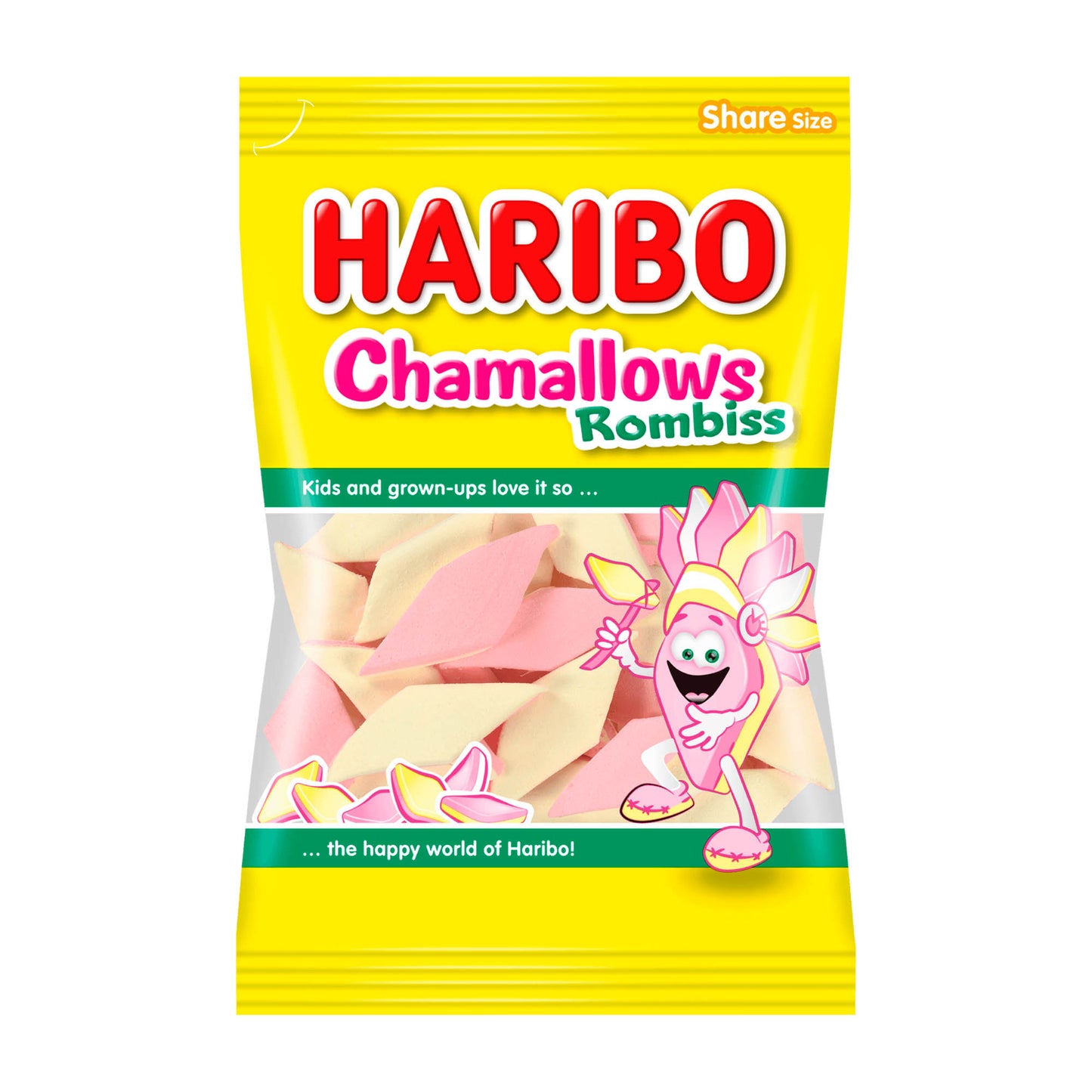 Haribo Chamallows Rombiss Marshmallows, 225 g