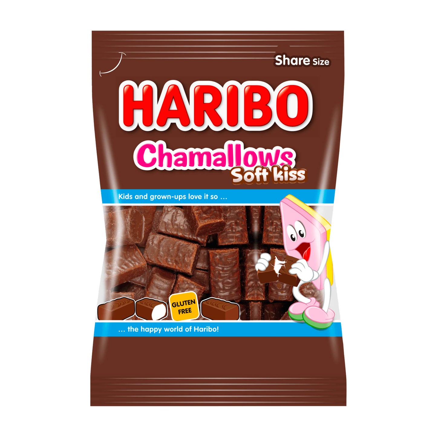 Haribo Chamallows Soft Kiss Marshmallows, 200 g