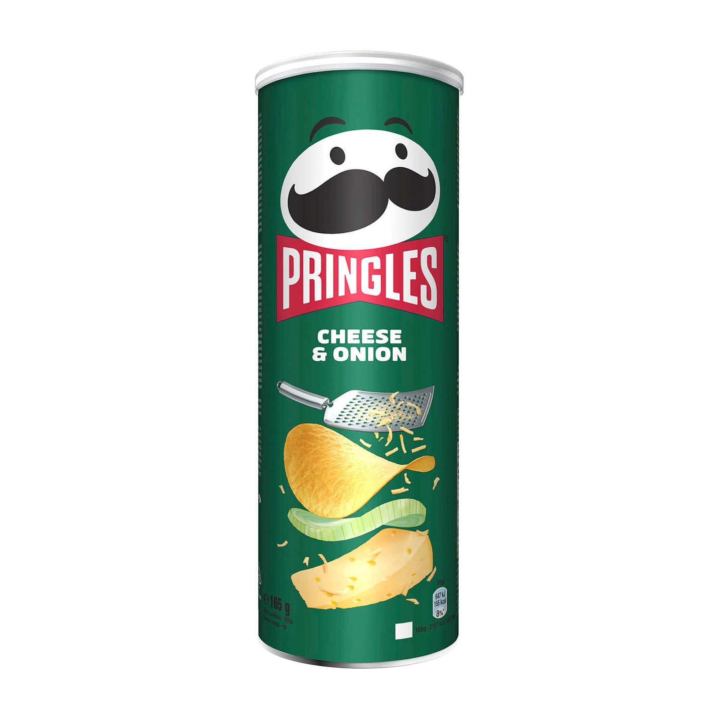 Pringles Cheese & Onion Potato Crisps, 165 g