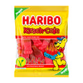A package of Haribo Cherry Cola Fruit Gummy candies featuring the Haribo logo with a cartoon bear on the front, displaying the cherry cola flavored gummy candies inside.
